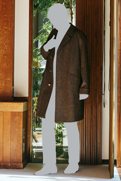 COHÉRENCE コヒーレンス　CORB Ⅱ コート　ステンカラー　ギャバジン CORB II (Fall / Winter 2024) – COHÉRENCE | COHERENCE コヒーレンス