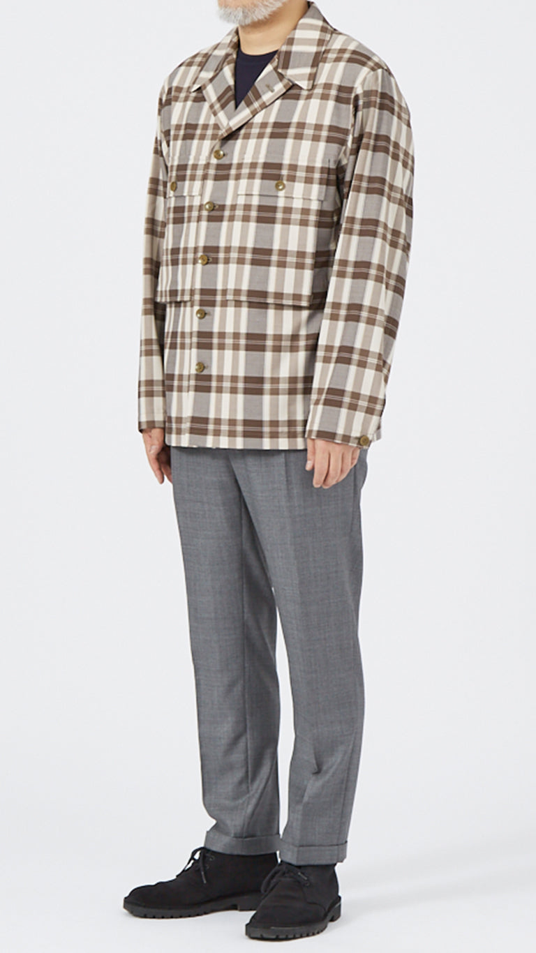 VERNON-D Antique Wool Gabardine