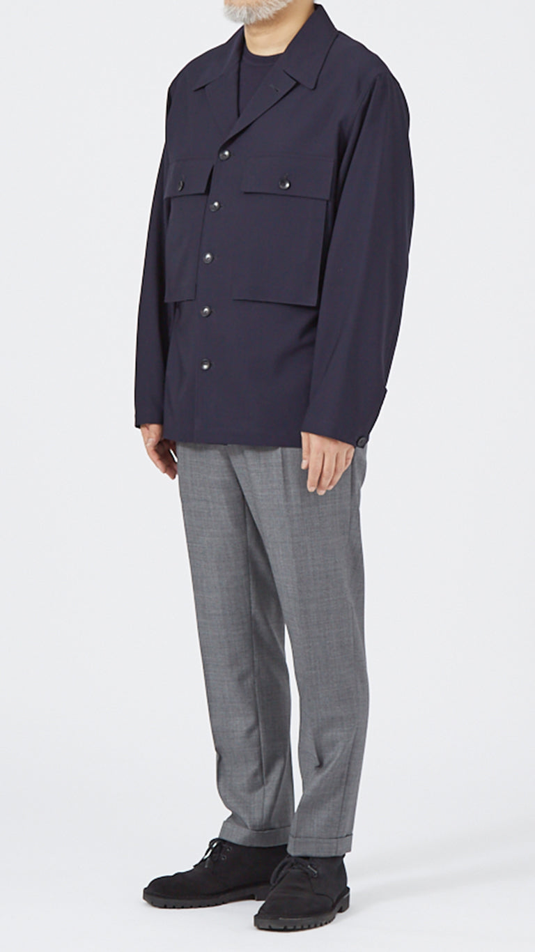 VERNON-D Antique Wool Gabardine
