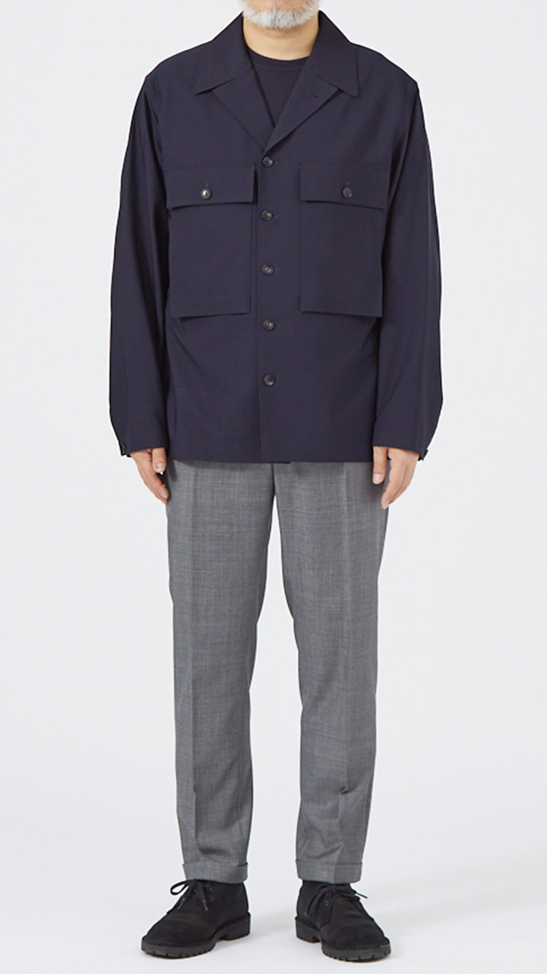 VERNON-D Antique Wool Gabardine