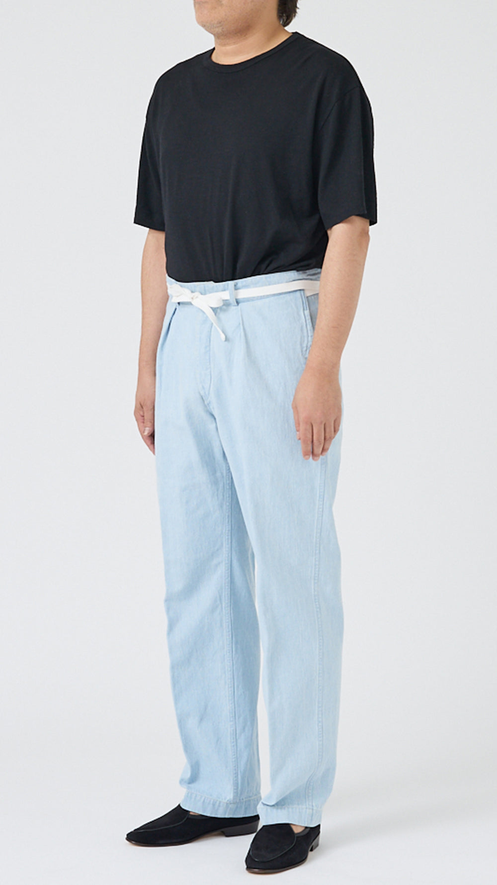 ALAIN 10oz Logger Selvedge Denim Bleach
