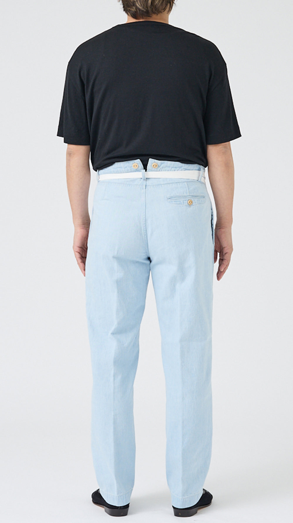 ALAIN 10oz Logger Selvedge Denim Bleach