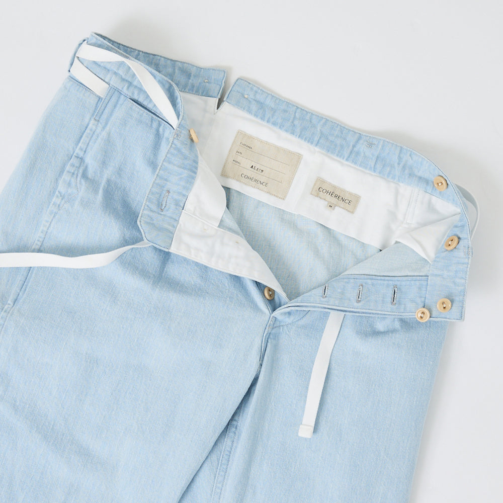 ALAIN 10oz Logger Selvedge Denim Bleach