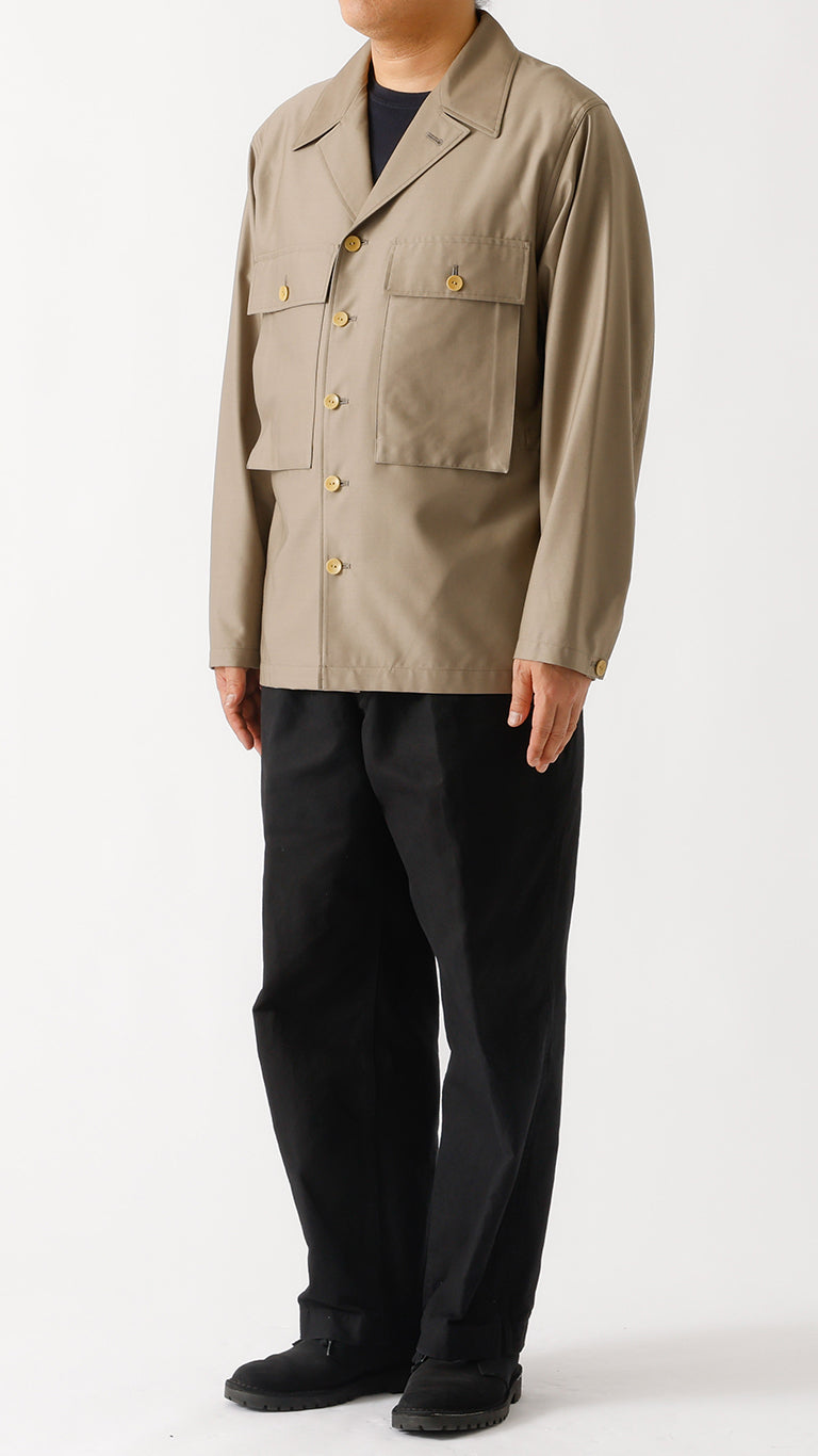 VERNON-D Antique Wool Gabardine
