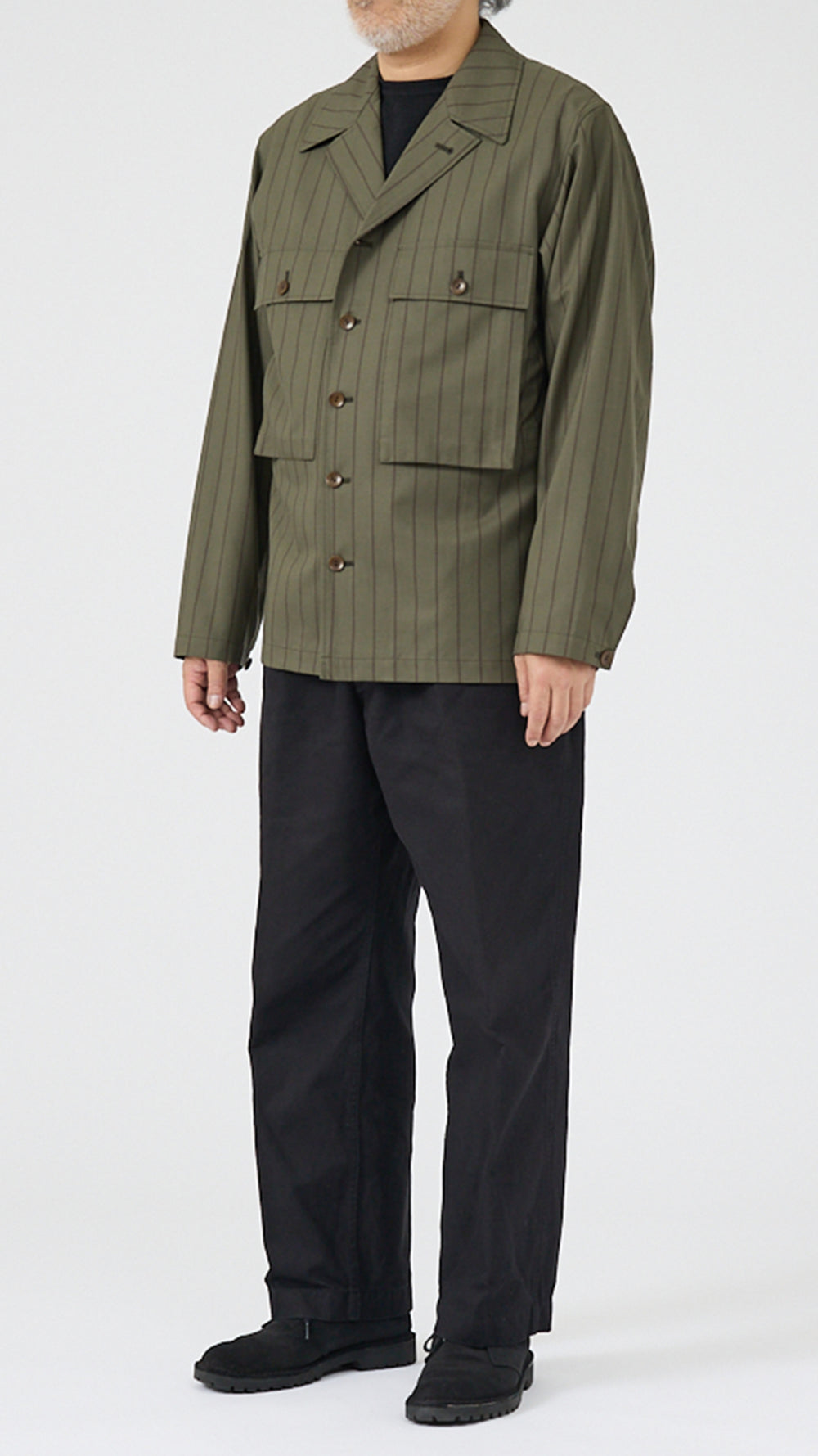 VERNON-D Antique Wool Gabardine