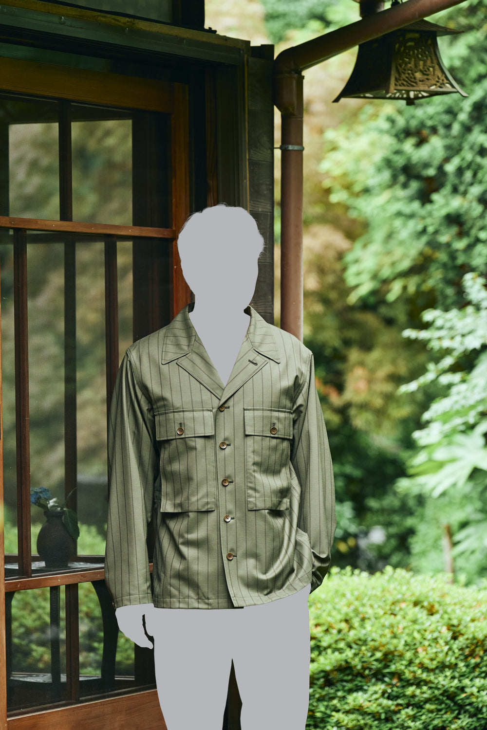VERNON-D Antique Wool Gabardine