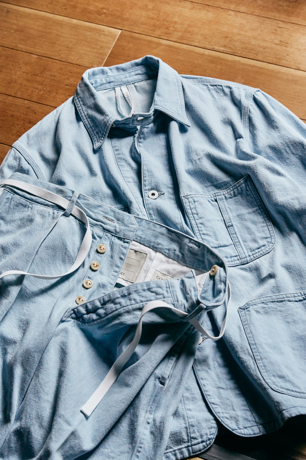 ALAIN 10oz Logger Selvedge Denim Bleach